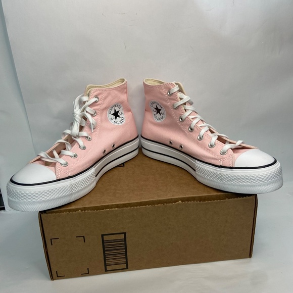 Converse Chuck Taylor All-Star Lift Platform Women's Shoes PINK Size 10 - NEW - Picture 5 of 8
